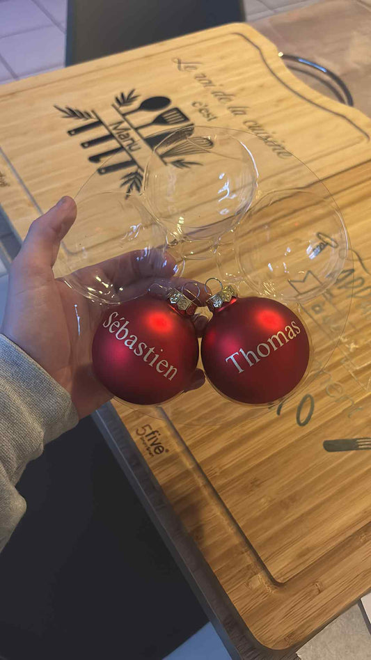 Boule de Noël sans initial