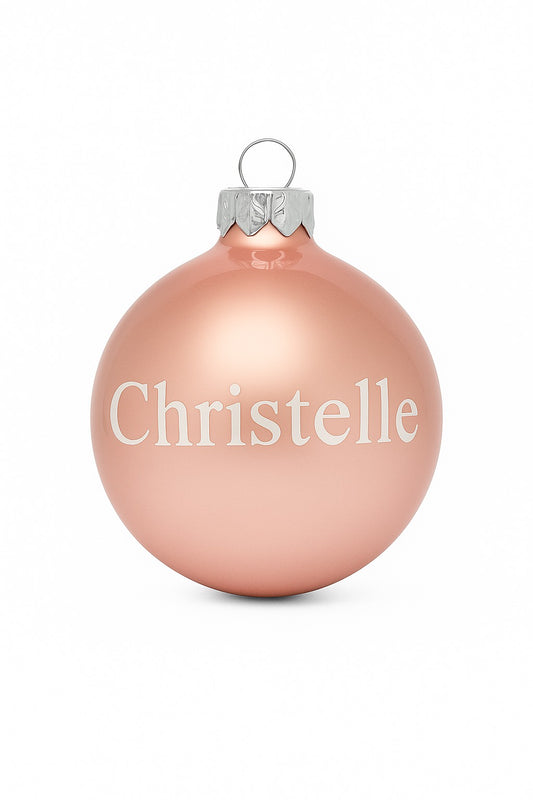 Boule de Noël sans initial