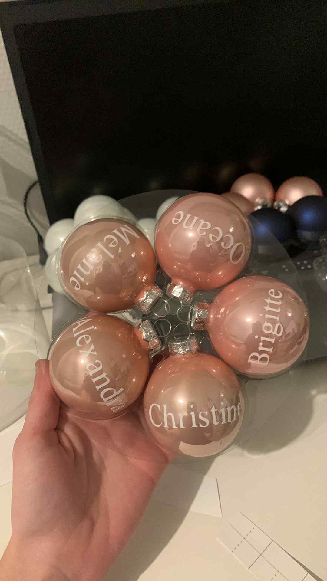 Boule de Noël sans initial
