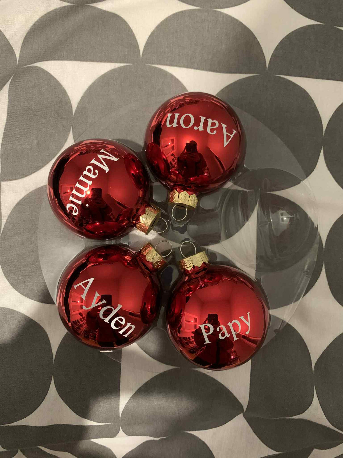 Boule de Noël sans initial